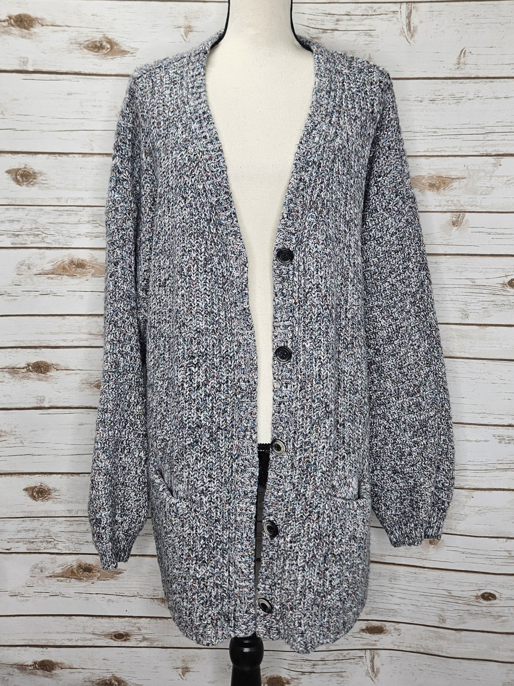 CAbi Oversized Buttoned Cardigan Sweater Size XL